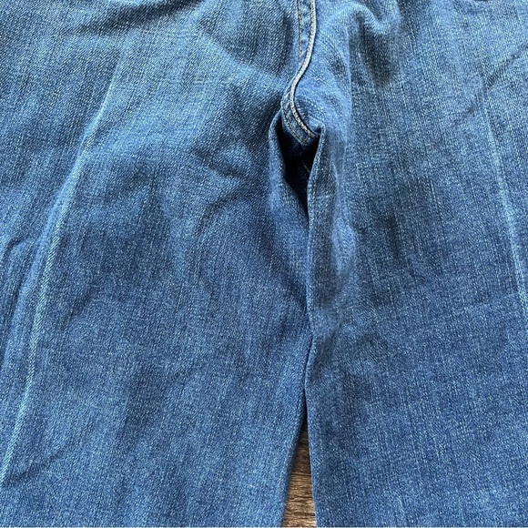 Frame Sweetzer High Water Cropped Jean Wide Leg Flare Stretch Sailor Pants 24 - Picture 11 of 17